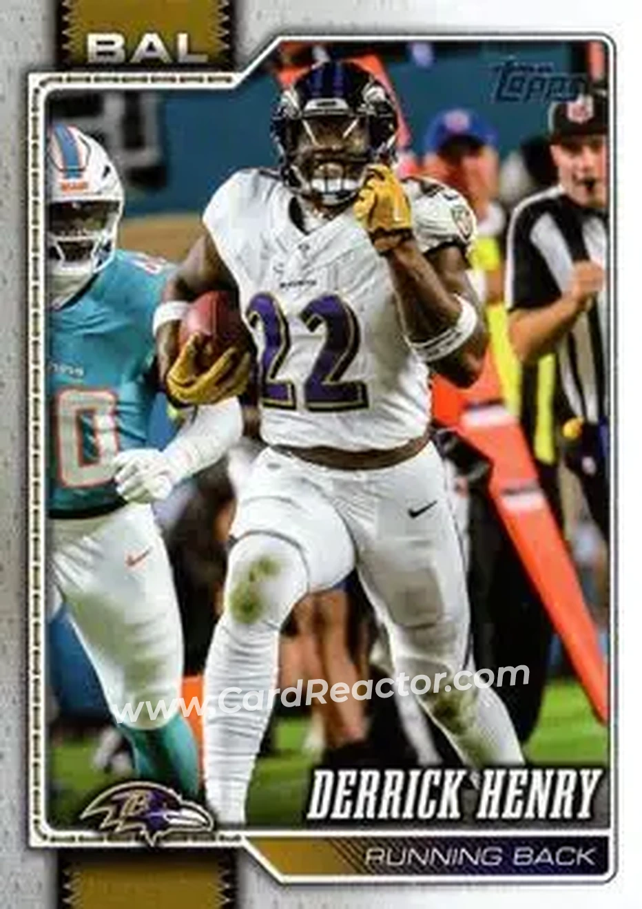 2026 Topps Flagship #16 - Derrick Henry - Baltimore Ravens - Front