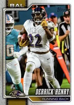 2026 Topps Flagship #16 - Derrick Henry - Baltimore Ravens