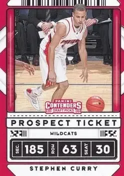 2020 Panini Contenders Draft Picks #1b Stephen Curry