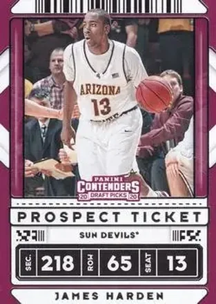 2020 Panini Contenders Draft Picks #2 James Harden