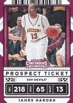 2020 Panini Contenders Draft Picks #2 James Harden