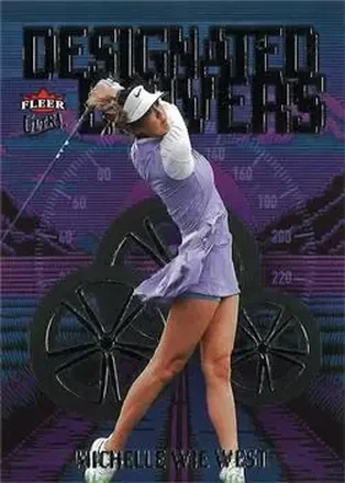 2026 Fleer Ultra #DD-15 Designated Drivers Michelle Wie West