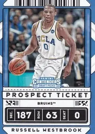 2020 Panini Contenders Draft Picks #3 Russell Westbrook
