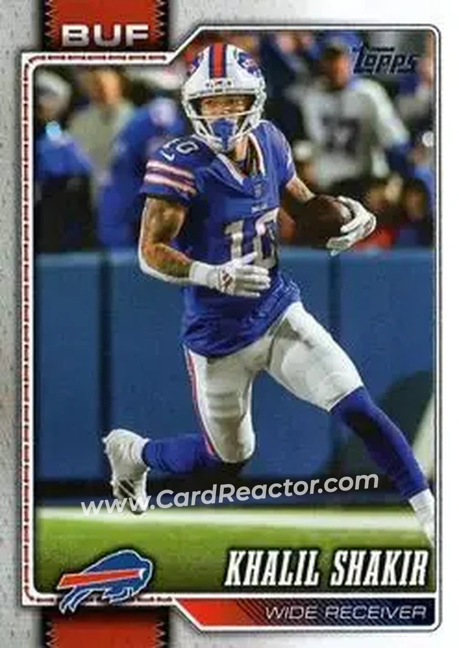 2026 Topps Flagship #21 - Khalil Shakir - Buffalo Bills - Front