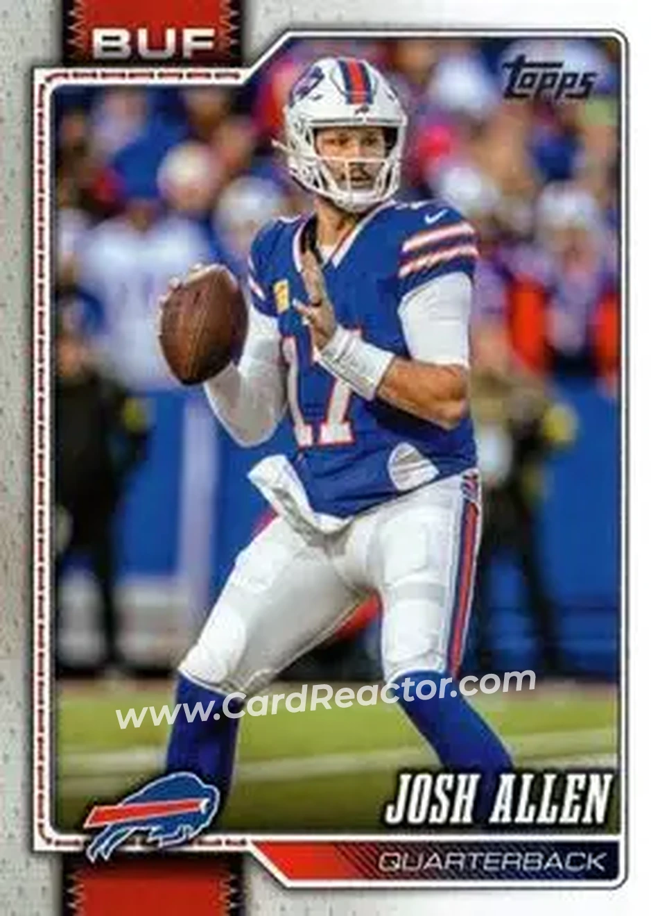 2026 Topps Flagship #22 - Josh Allen - Buffalo Bills - Front
