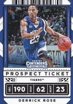 2020 Panini Contenders Draft Picks #4 Derrick Rose