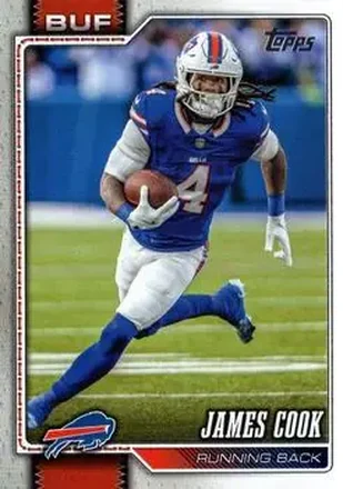 2026 Topps Flagship #25 James Cook
