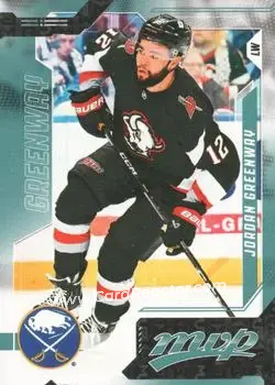 2026-27 Upper Deck MVP #1 - Jordan Greenway - Buffalo Sabres - Front