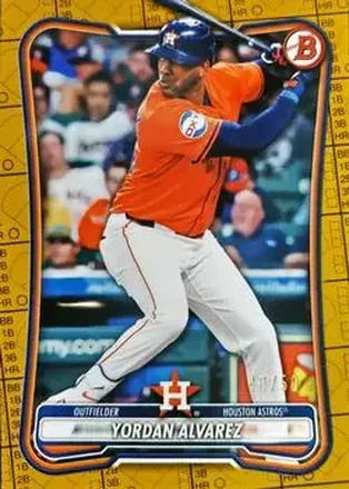 2026 Bowman - Gold Pattern #67 - Yordan Alvarez - Houston Astros