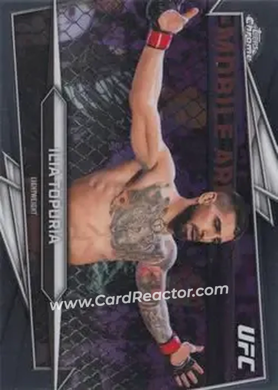 2026 Topps Chrome UFC #1 - Ilia Topuria - Front