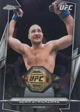 2026 Topps Chrome UFC #2 - Sean Strickland