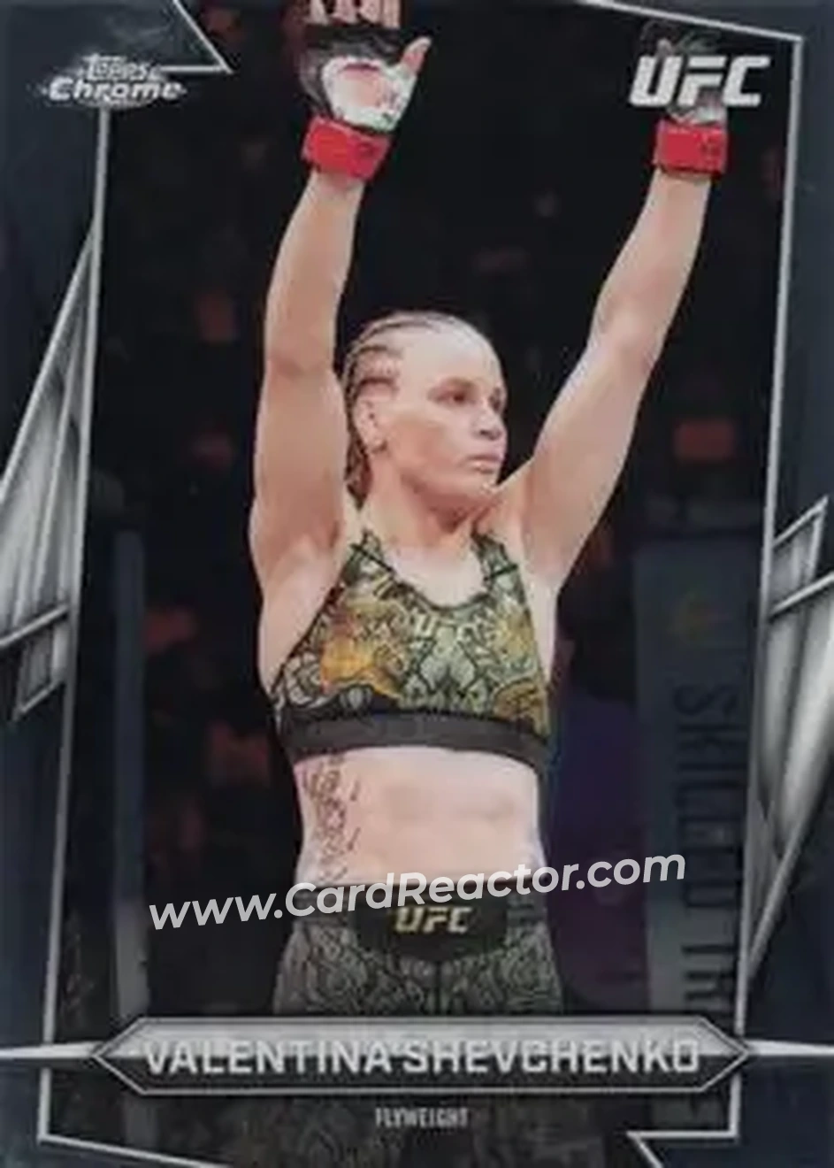 2026 Topps Chrome UFC #3 - Valentina Shevchenko - Front