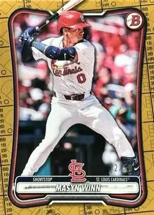 2026 Bowman - Gold Pattern #72 - Masyn Winn - St. Louis Cardinals