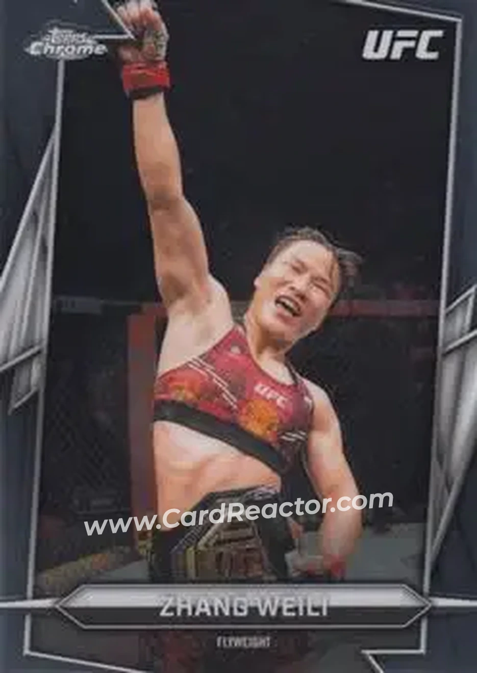 2026 Topps Chrome UFC #20 - Zhang Weili - Front