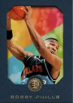 1995-96 SkyBox E-XL - Blue #15 - Bobby Phills - Cleveland Cavaliers