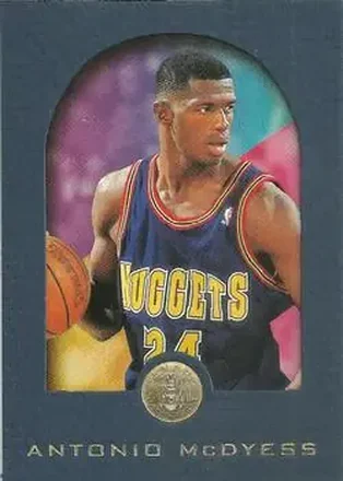 1995-96 SkyBox E-XL - Blue #21 - Antonio McDyess - Denver Nuggets