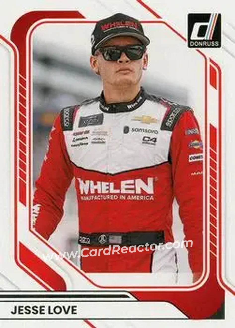 2026 Donruss #8 - Jesse Love - Richard Childress Racing - Front