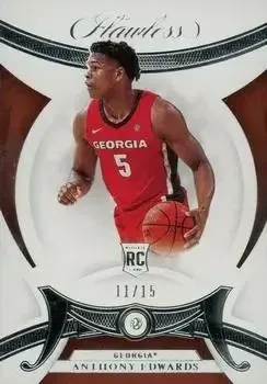 2020 Panini Flawless Collegiate #1 Anthony Edwards