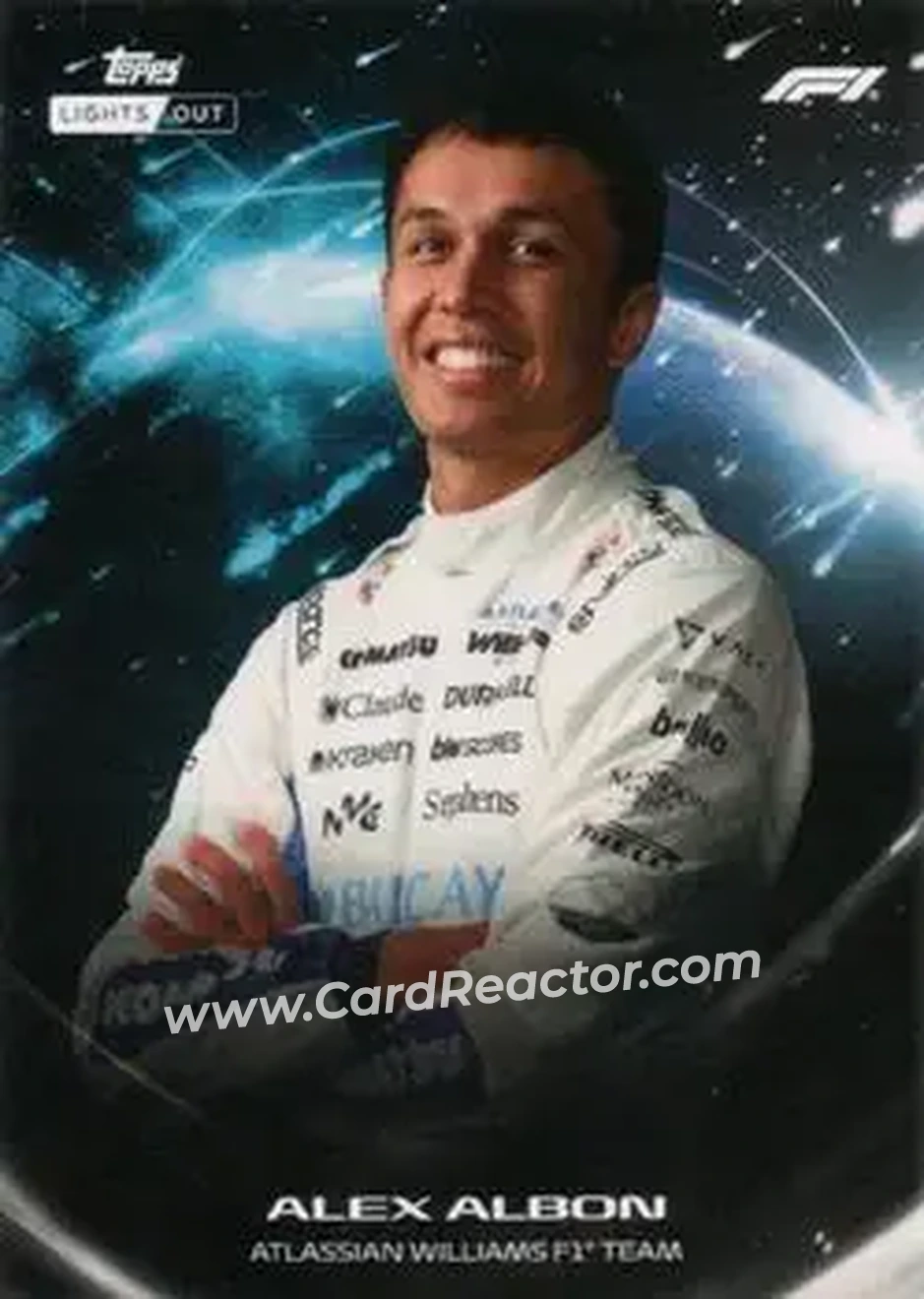 2026 Topps Lights Out Formula 1 #NNO - Alex Albon - Atlassian Williams Racing - Front