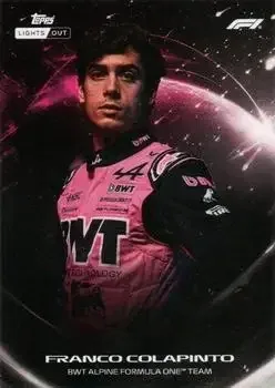 2026 Topps Lights Out Formula 1 feature card