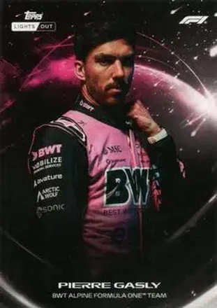 2026 Topps Lights Out Formula 1 #NNO Pierre Gasly