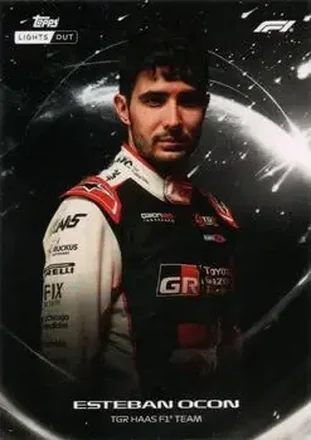 2026 Topps Lights Out Formula 1 #NNO - Esteban Ocon - TGR Haas F1 Team