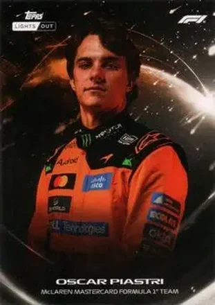 2026 Topps Lights Out Formula 1 #NNO - Oscar Piastri - McLaren Mastercard F1 Team