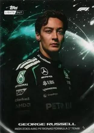 2026 Topps Lights Out Formula 1 #NNO - George Russell - Mercedes-AMG Petronas Formula One Team