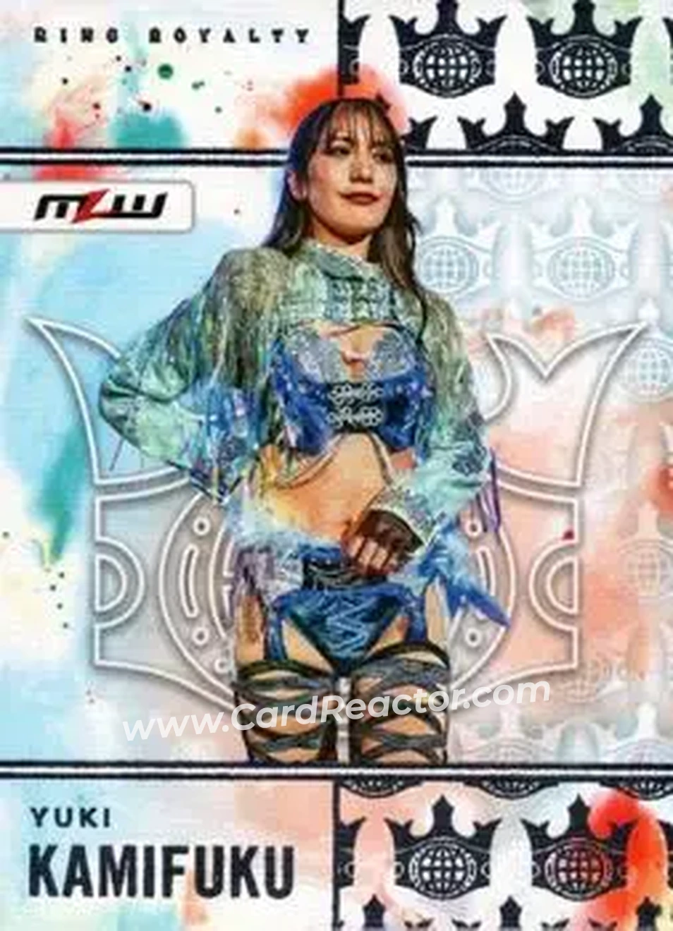 2026 Panini Ring Royalty MLW #5 - Yuki Kamifuku - Front