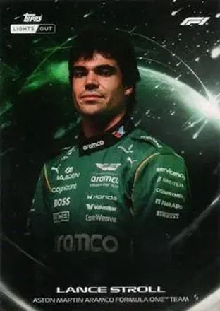 2026 Topps Lights Out Formula 1 #NNO - Lance Stroll - Aston Martin Aramco Formula One Team