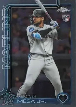 2025 Topps Chrome Update #USC4 - Victor Mesa Jr. - Miami Marlins