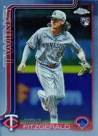 2025 Topps Chrome Update #USC8 - Ryan Fitzgerald - Minnesota Twins