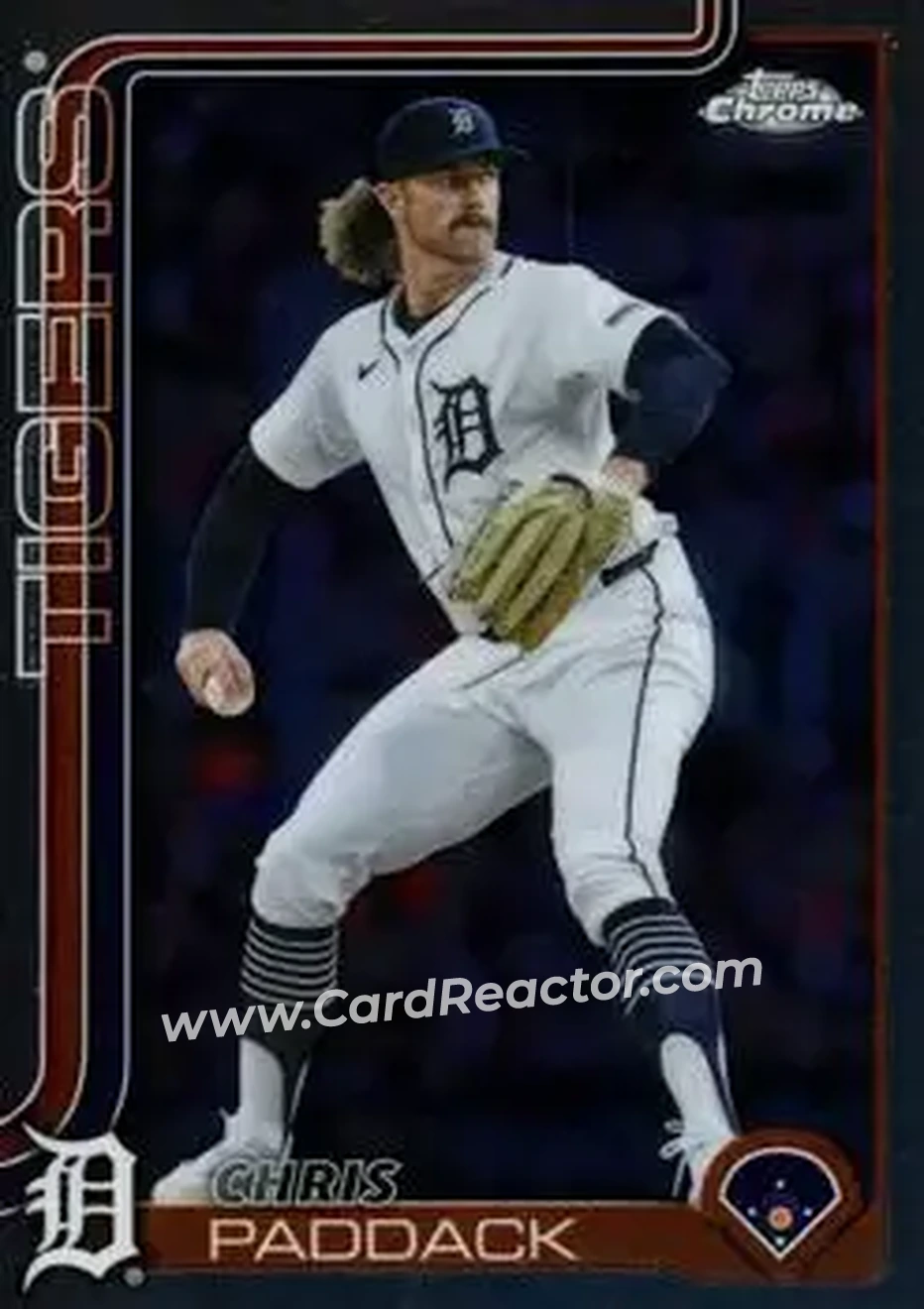 2025 Topps Chrome Update #USC10 - Chris Paddack - Detroit Tigers - Front