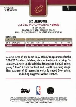 Back of Ty Jerome