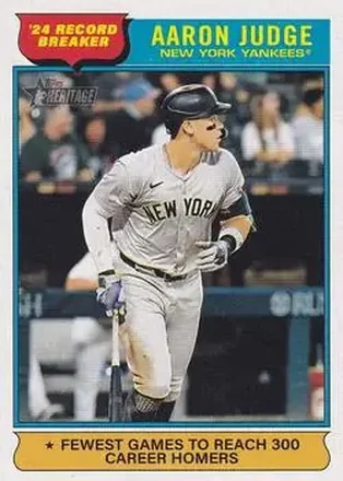 2025 Topps Heritage #3 - Aaron Judge - New York Yankees