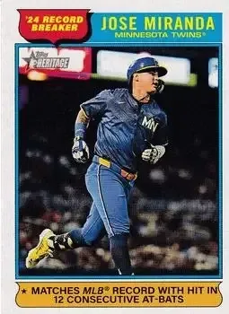 2025 Topps Heritage feature card