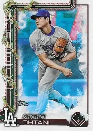 2025 Topps Holiday #H1b - Shohei Ohtani - Los Angeles Dodgers