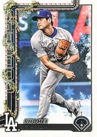 2025 Topps Holiday #H1c - Shohei Ohtani - Los Angeles Dodgers