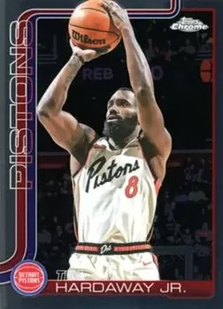 2025-26 Topps Chrome #7 - Tim Hardaway Jr. - Detroit Pistons