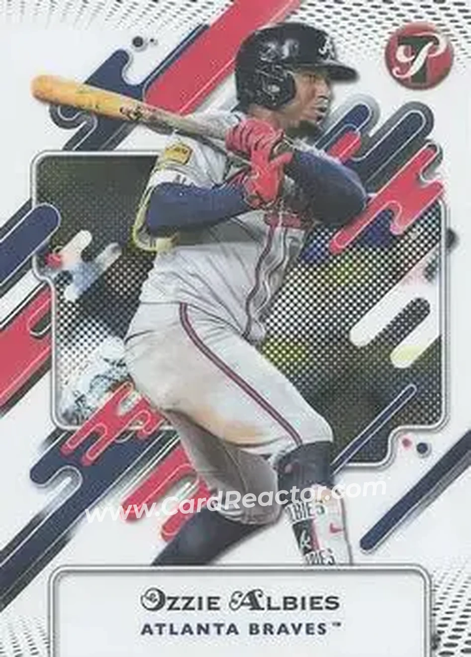 2025 Topps Pristine #7 - Ozzie Albies - Atlanta Braves - Front