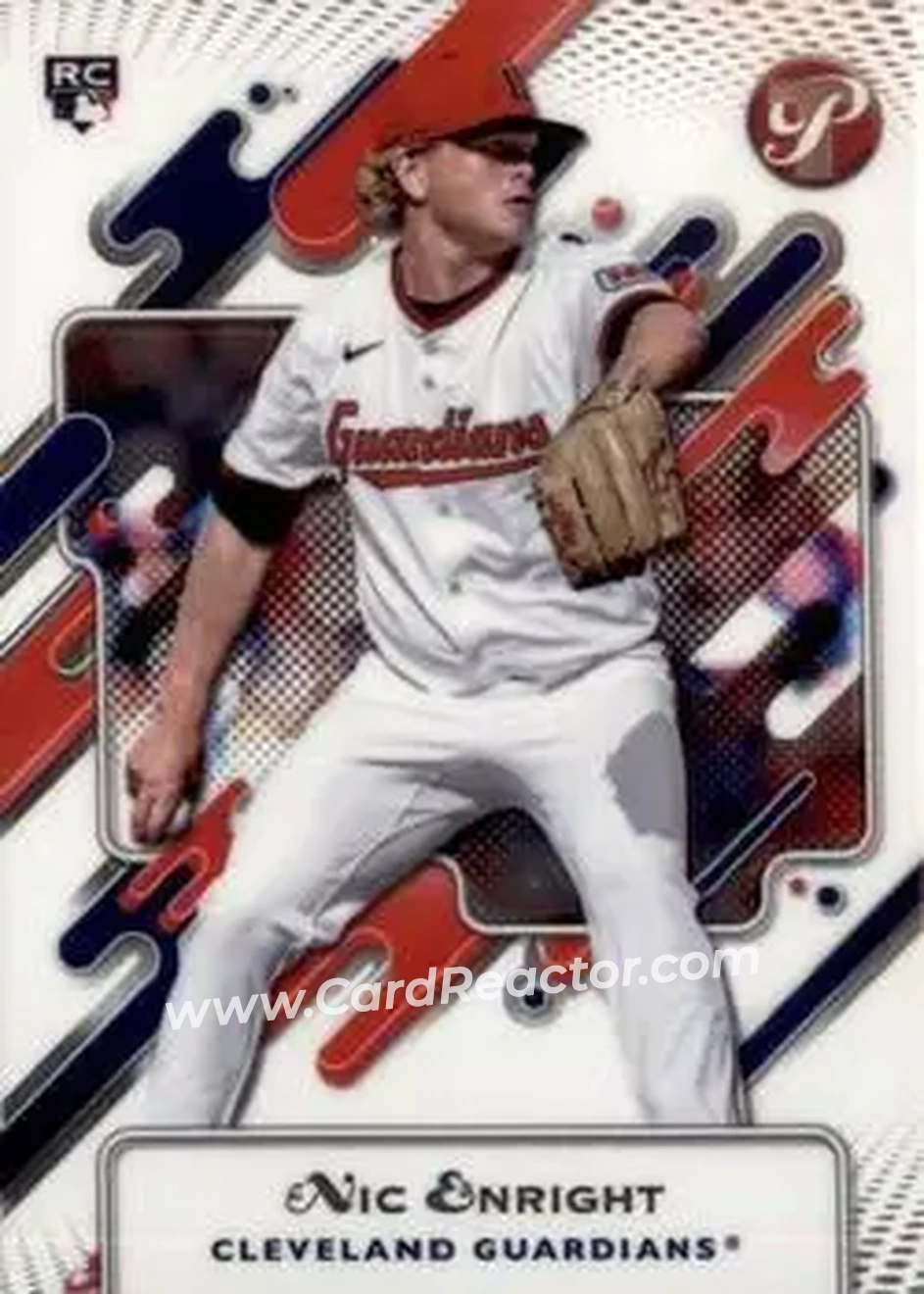 2025 Topps Pristine #9 - Nic Enright - Cleveland Guardians - Front