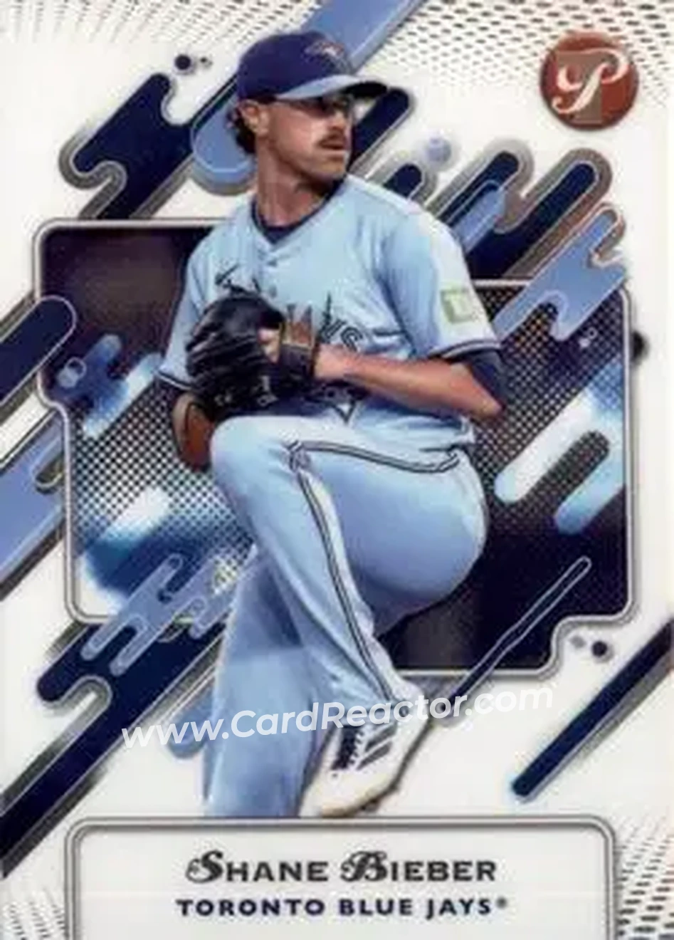2025 Topps Pristine #11 - Shane Bieber - Toronto Blue Jays - Front