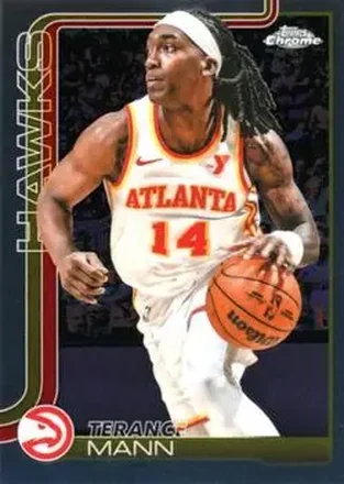 2025-26 Topps Chrome #9 - Terance Mann - Atlanta Hawks 2025-26 Topps Chrome #9 - Terance Mann - Atlanta Hawks