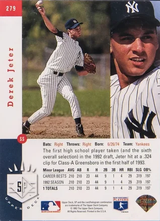 Tył: Derek Jeter