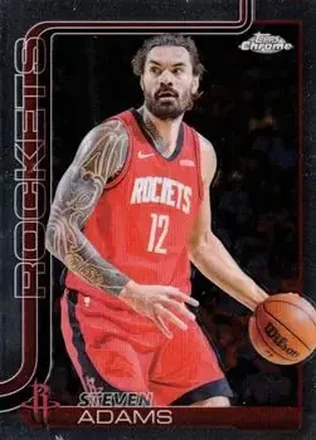 2025-26 Topps Chrome #12 - Steven Adams - Houston Rockets