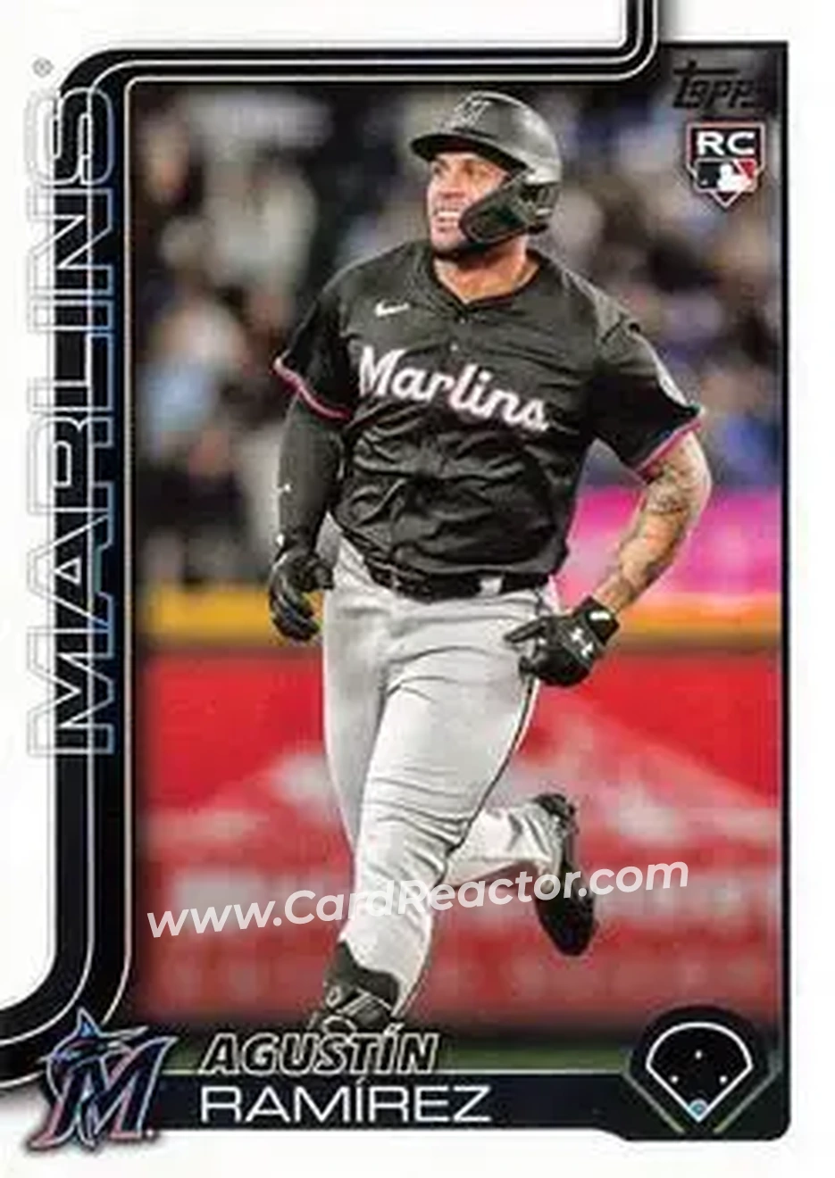 2025 Topps Update #US11 - Agustín Ramírez - Miami Marlins - Front