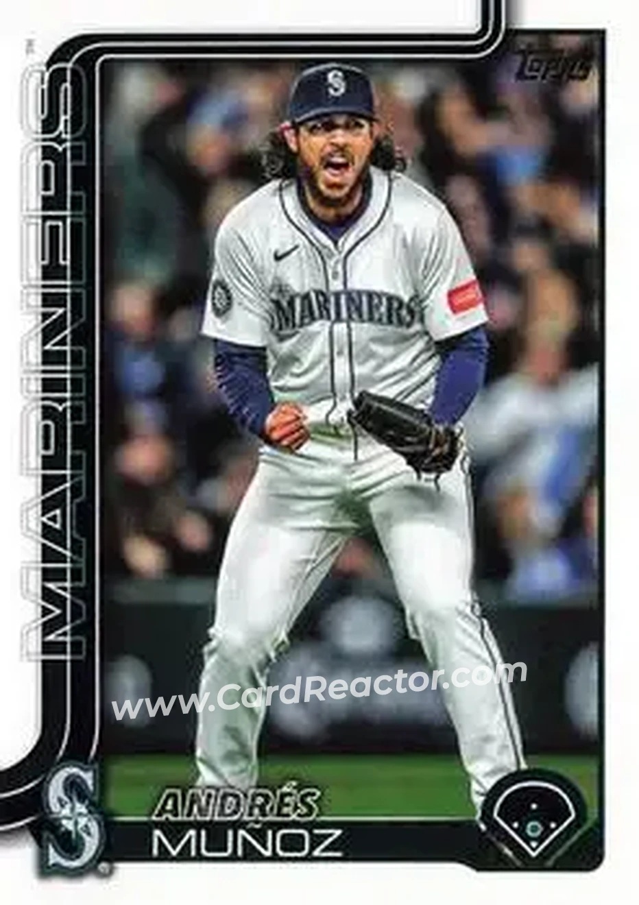 2025 Topps Update #US12 - Andres Muñoz - Seattle Mariners - Front