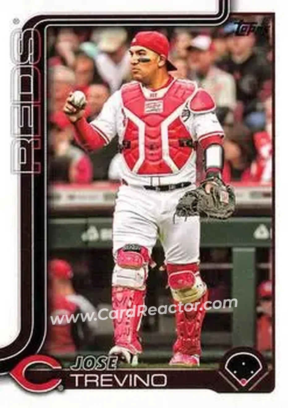 2025 Topps Update #US13 - Jose Trevino - Cincinnati Reds - Front