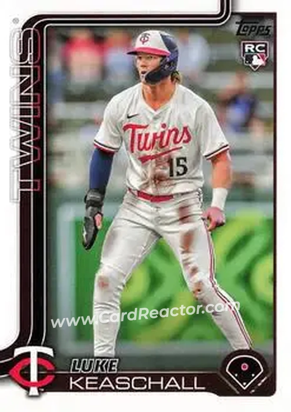 2025 Topps Update #US16 - Luke Keaschall - Minnesota Twins - Front