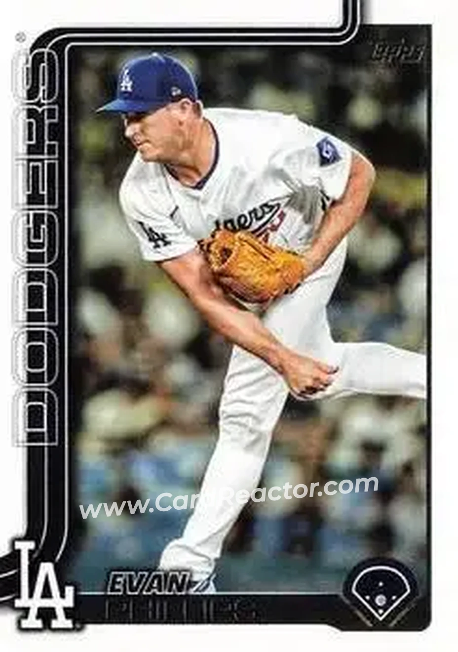 2025 Topps Update #US18 - Evan Phillips - Los Angeles Dodgers - Front